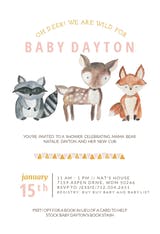 Cute Cubs - Invitación Para Baby Shower